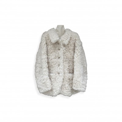 CELINE REVERSIBLE CURLY TOSCANA COAT 